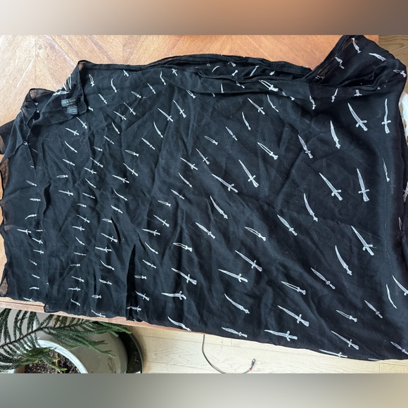 Rag & Bone oversized knife patterned scarf - Picture 3 of 4